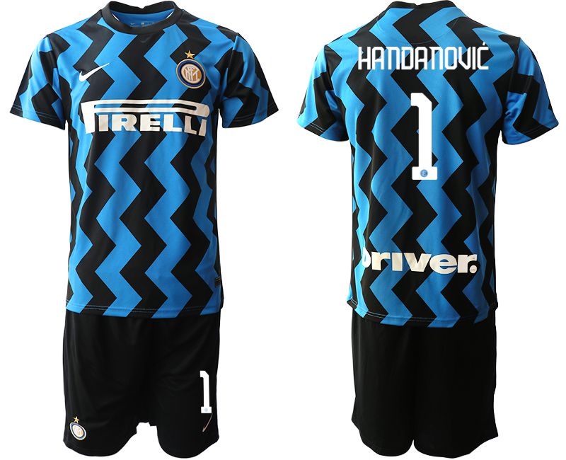 Men 2020-2021 club Inter milan home #1 blue Soccer Jerseys->inter milan jersey->Soccer Club Jersey